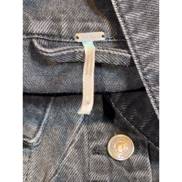 Free People Rumors Denim Button Up Jean Jacket - Picture 4 of 9